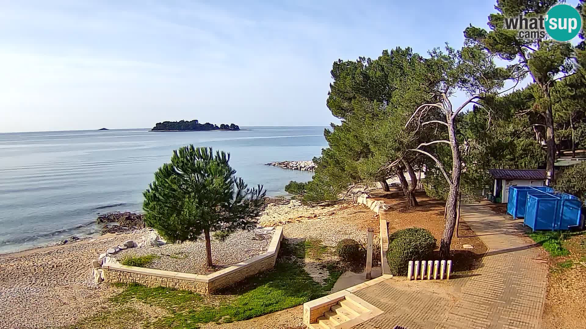 Camera en vivo Borik playa Rovinj – Istria