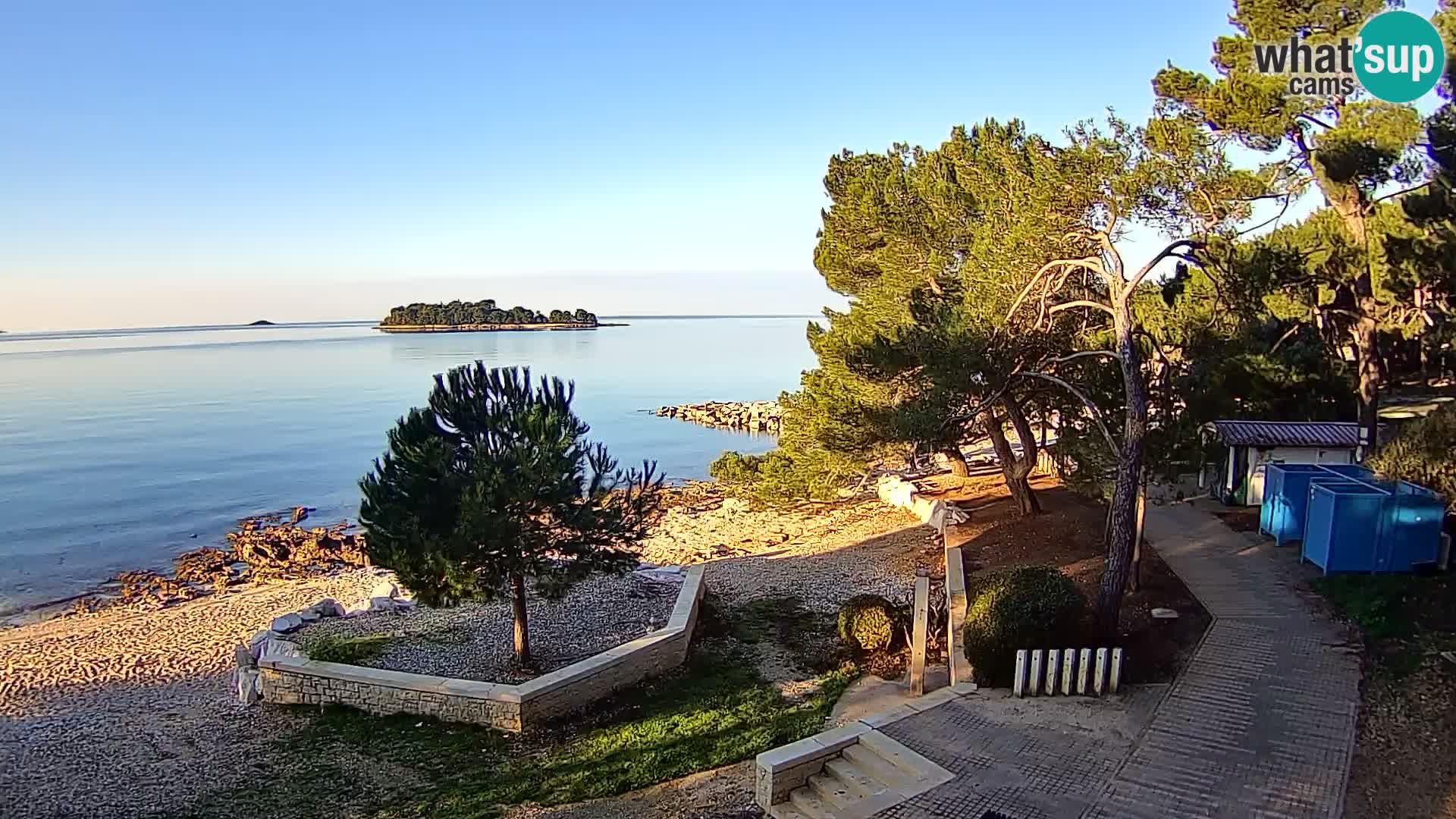 Web kamera Borik plaža Rovinj – Istra