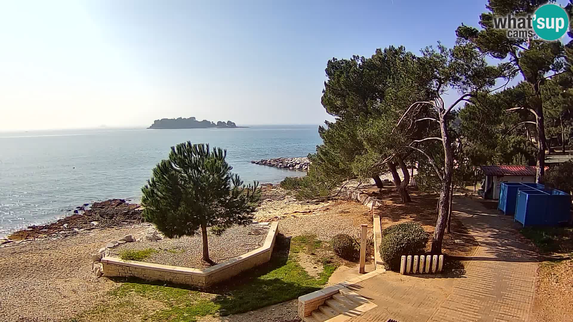 Livecam Borik plage Rovinj – Istrie