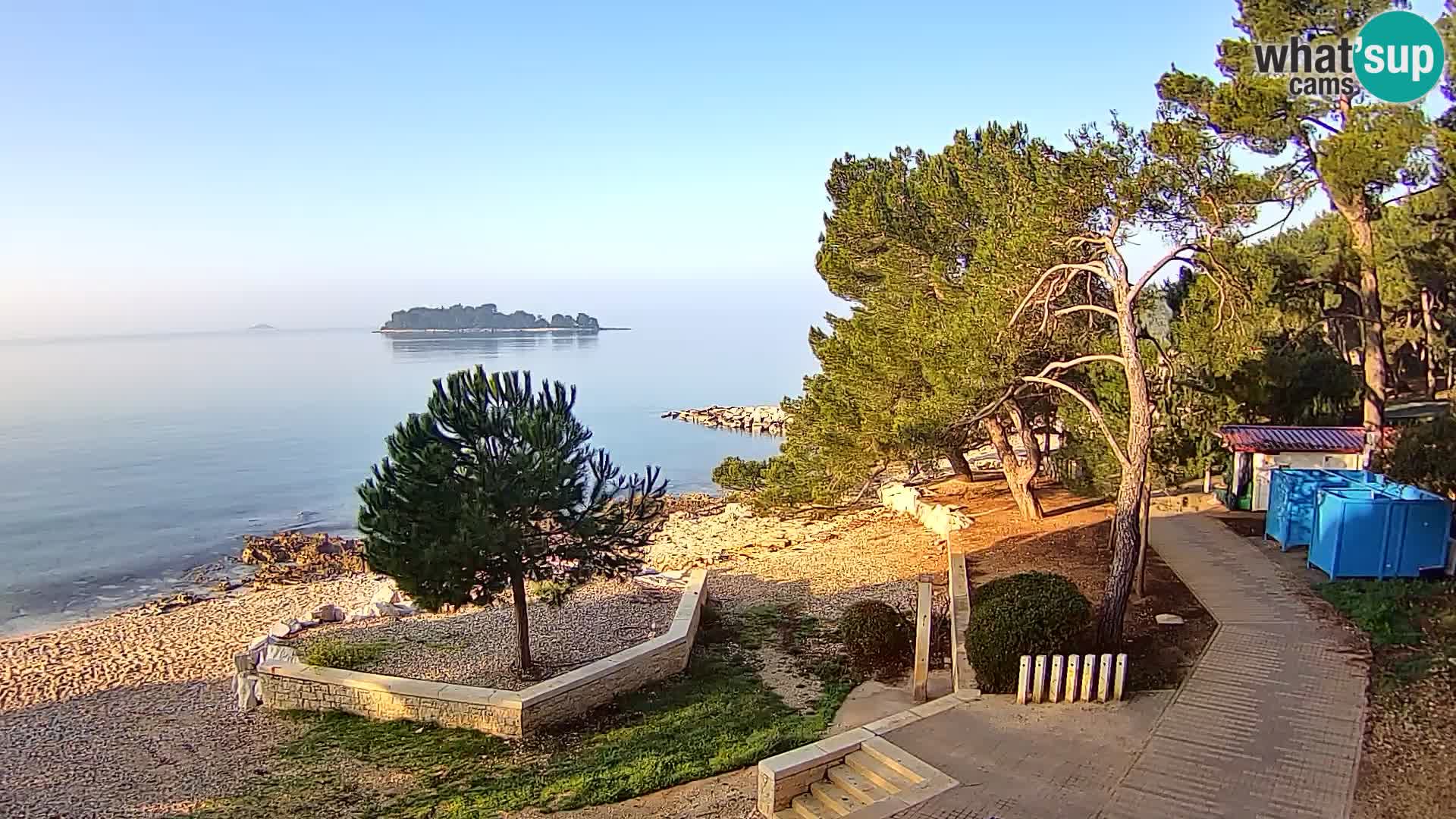 Web kamera Borik plaža Rovinj – Istra