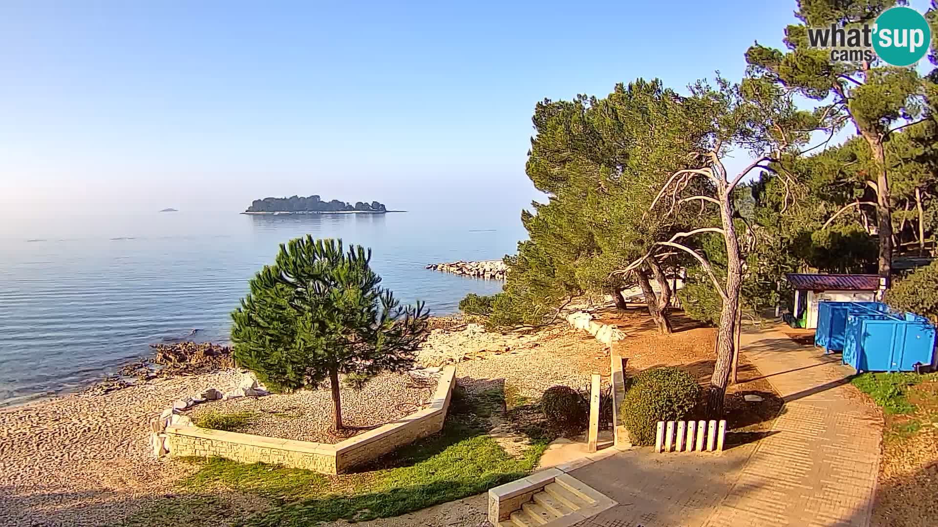 Camera en vivo Borik playa Rovinj – Istria