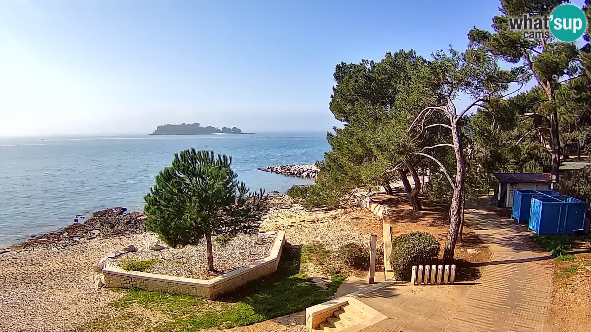 Camera en vivo Borik playa Rovinj – Istria