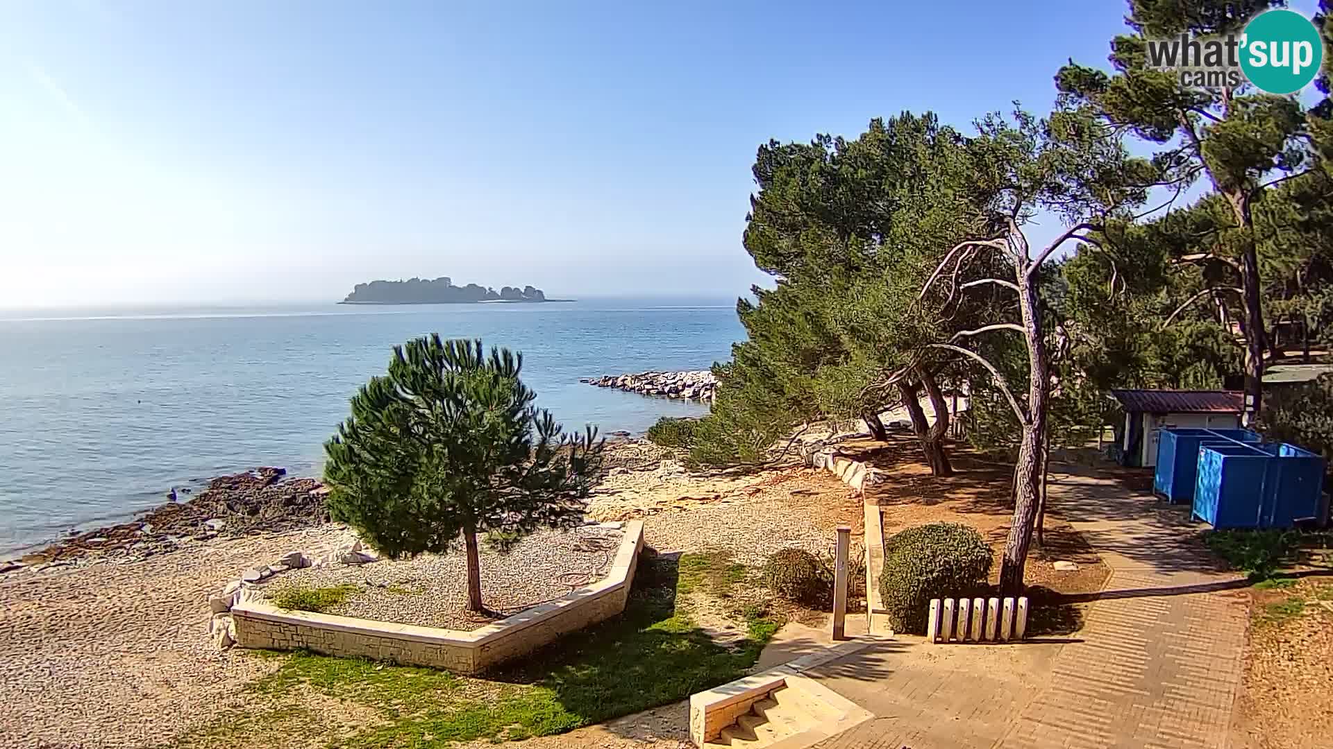 Web kamera Borik plaža Rovinj – Istra