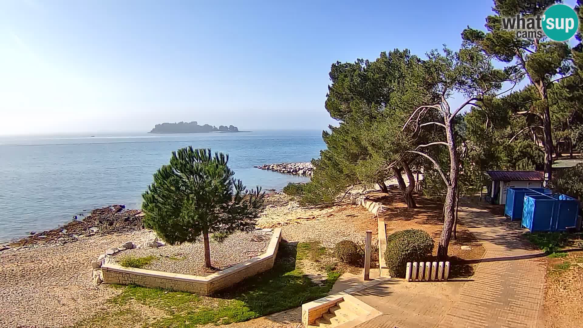 Camera en vivo Borik playa Rovinj – Istria