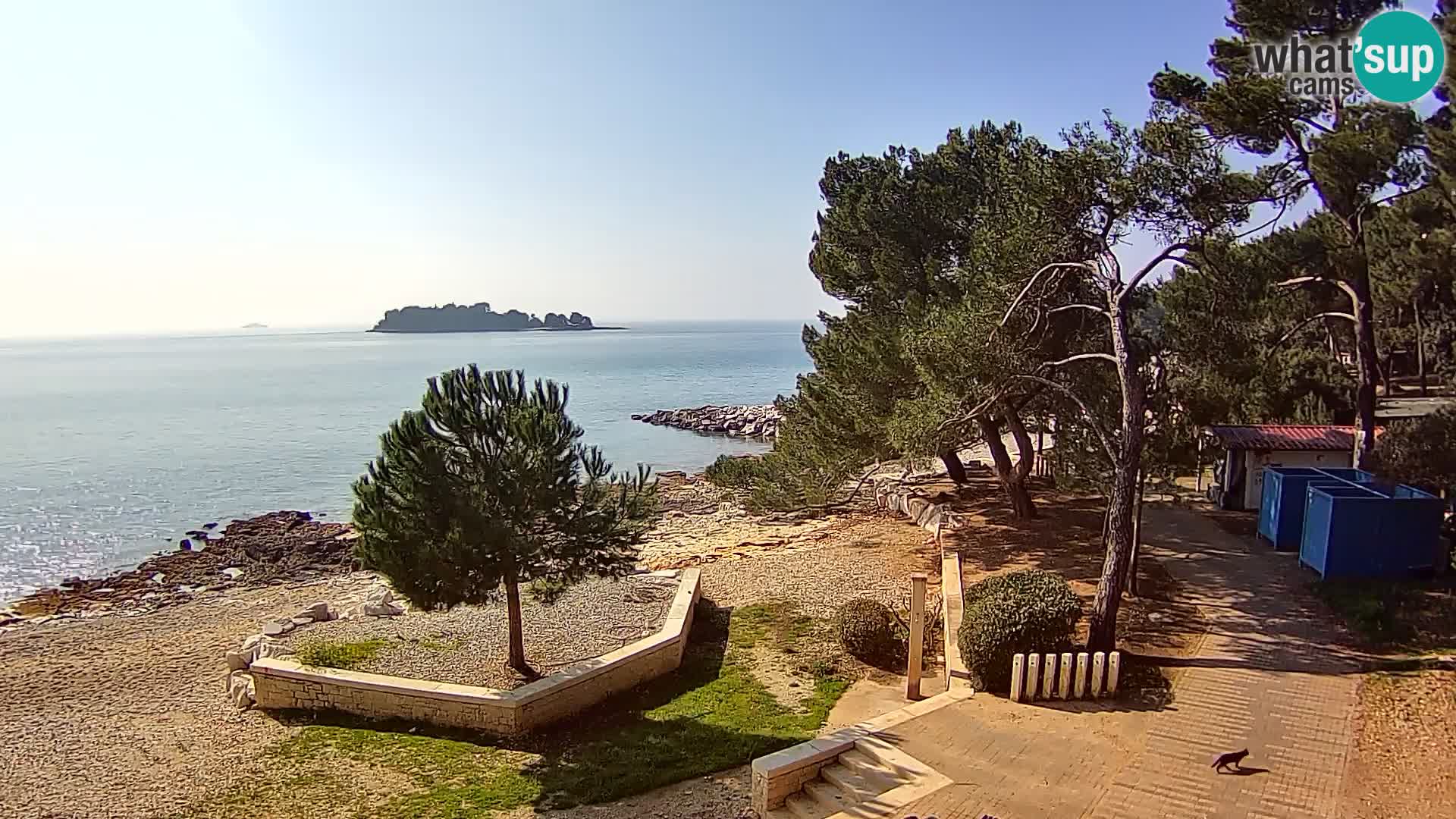 Web kamera Borik plaža Rovinj – Istra