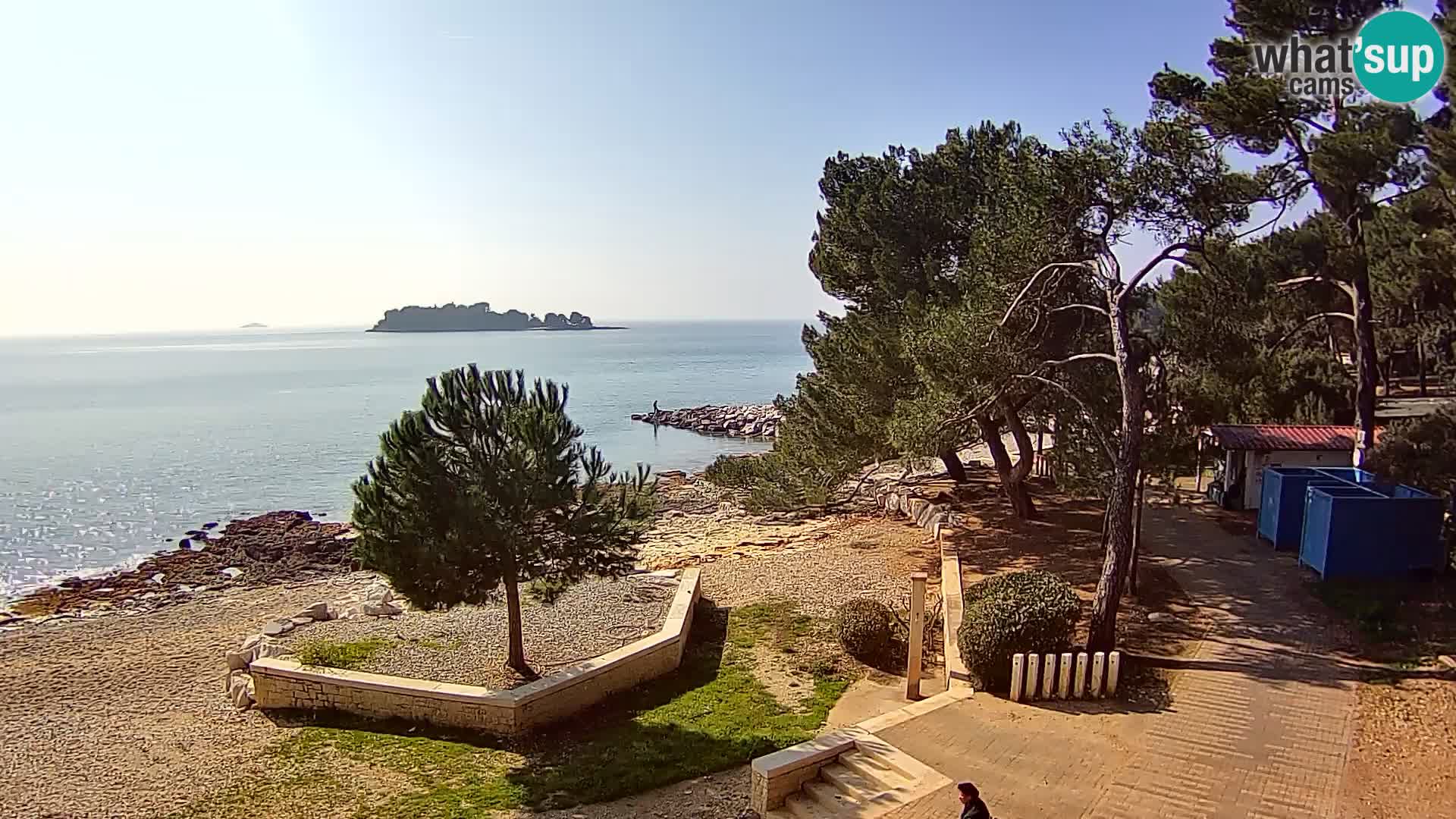 Camera en vivo Borik playa Rovinj – Istria
