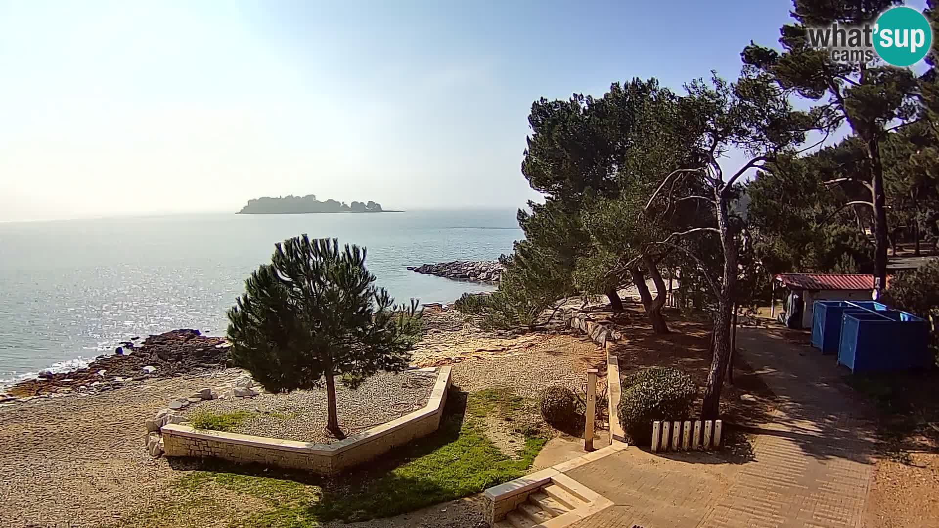 Camera en vivo Borik playa Rovinj – Istria