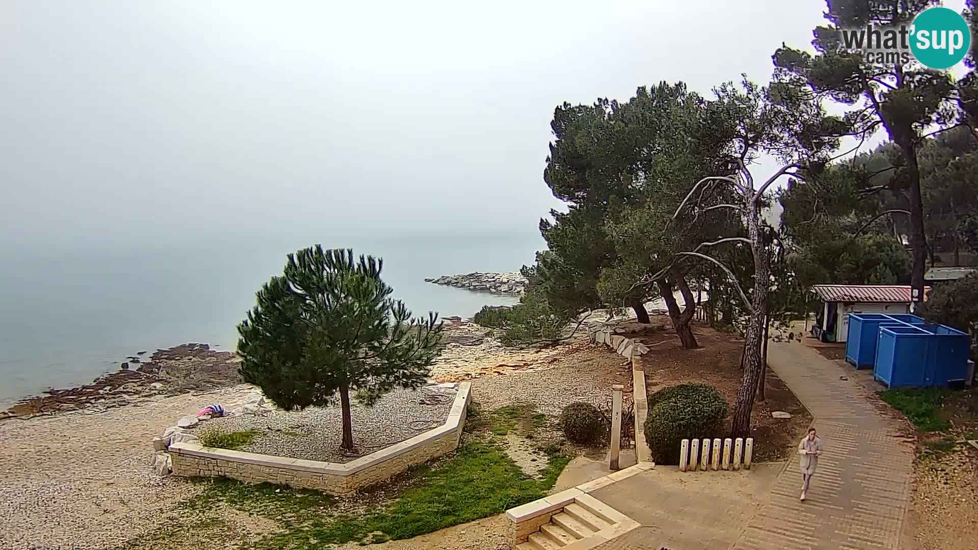 Spletna kamera plaža Borik Rovinj