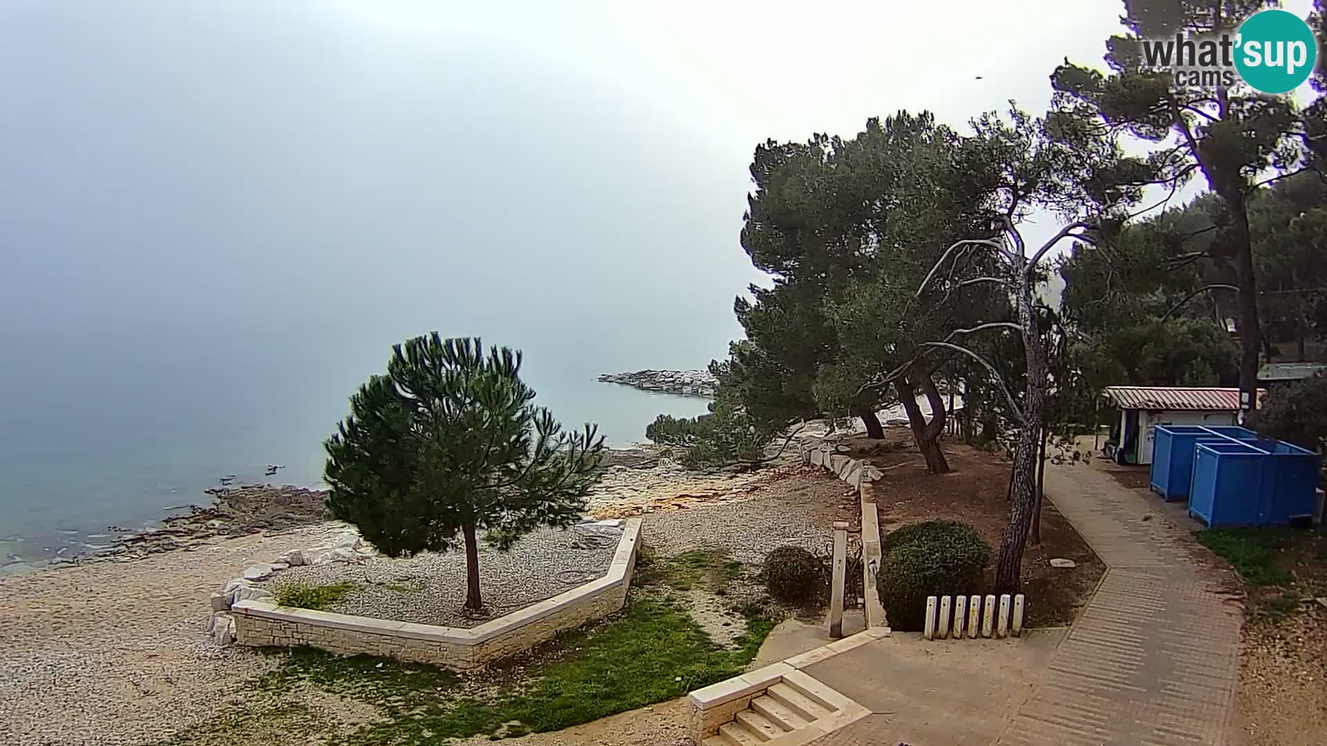 Spletna kamera plaža Borik Rovinj