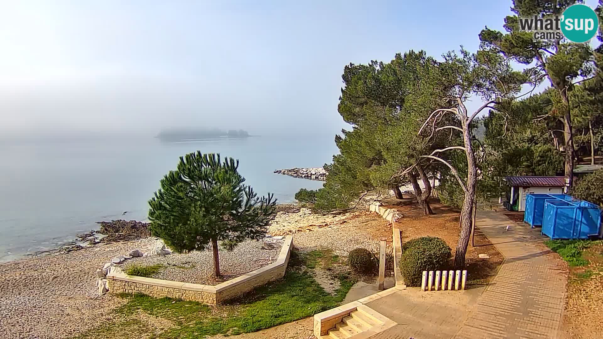 Webcam Spiaggia Borik a Rovigno – Istria