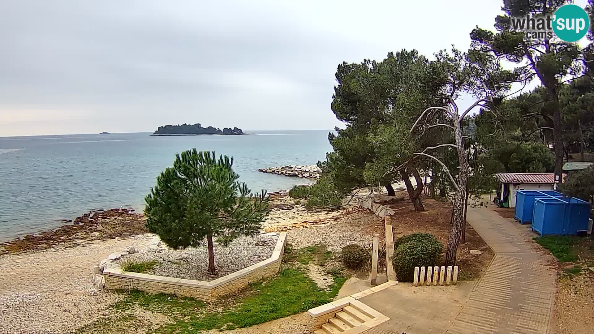 Camera en vivo Borik playa Rovinj – Istria