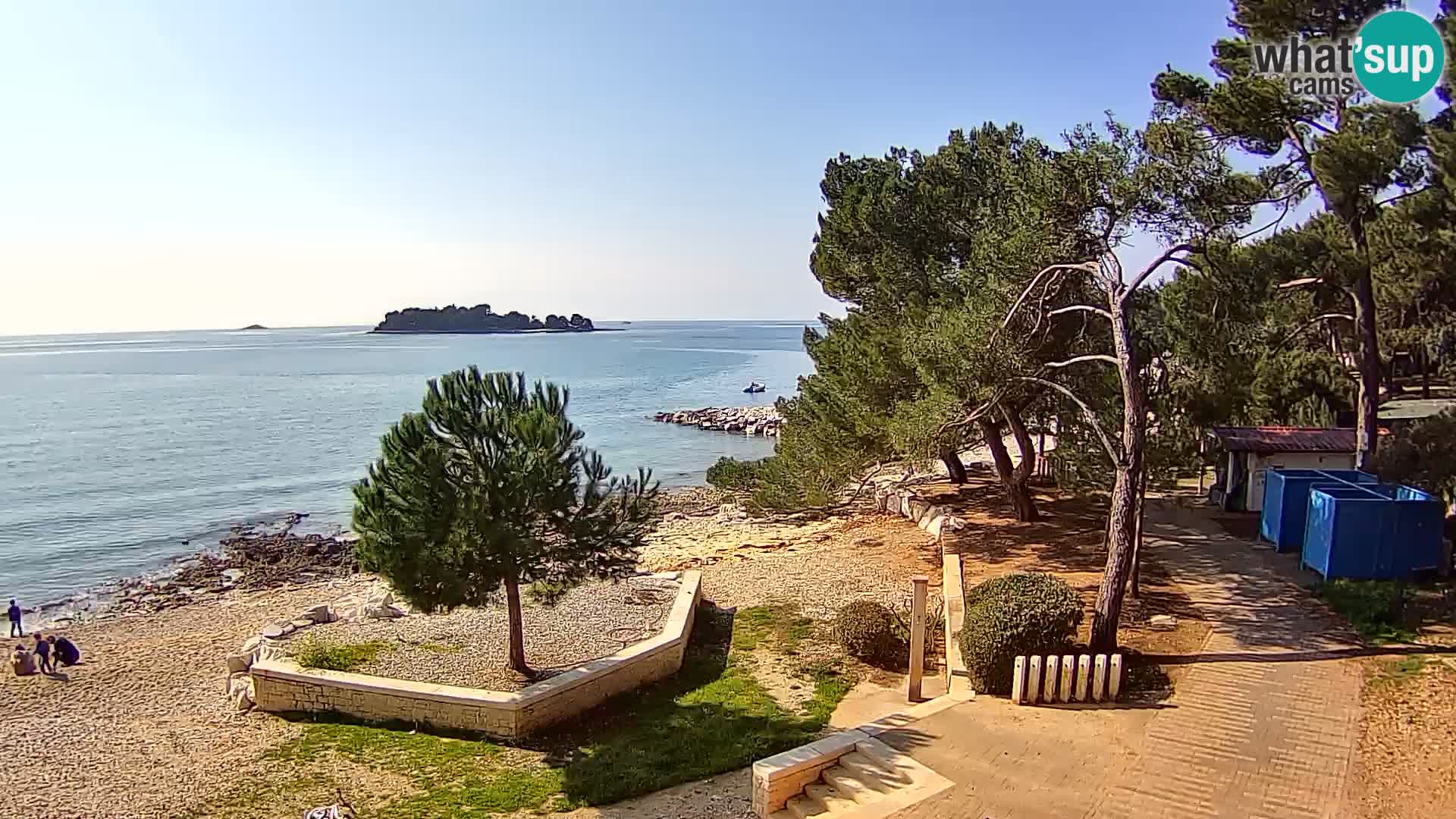 Livecam Borik plage Rovinj – Istrie