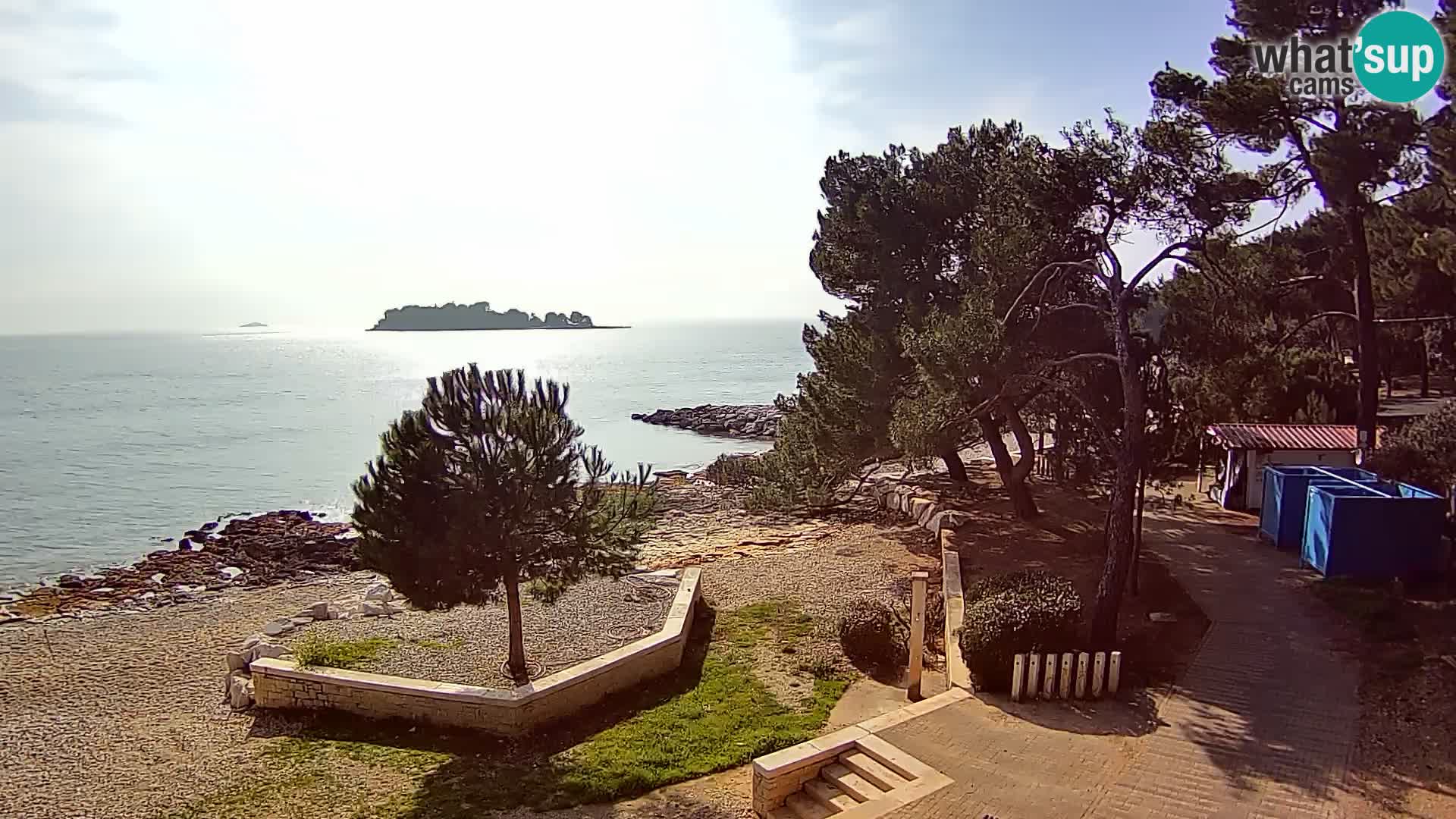 Spletna kamera plaža Borik Rovinj