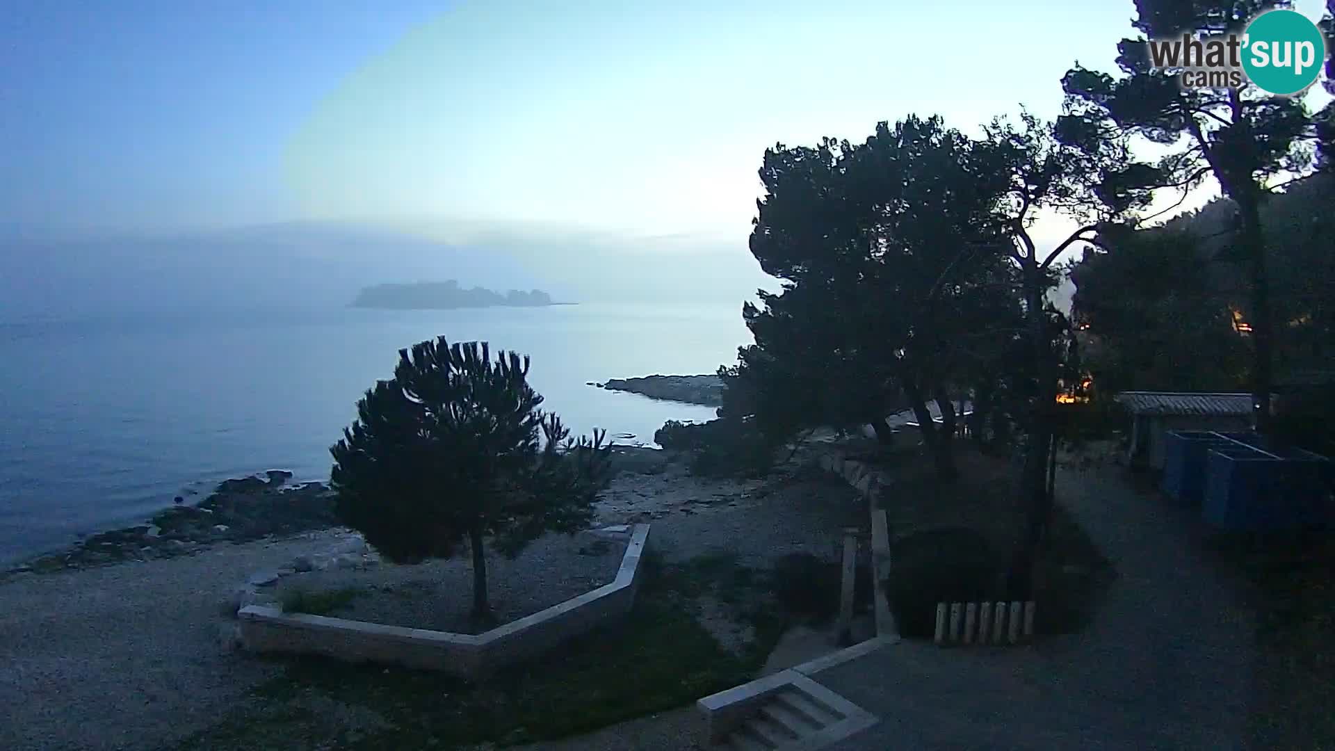 Spletna kamera plaža Borik Rovinj