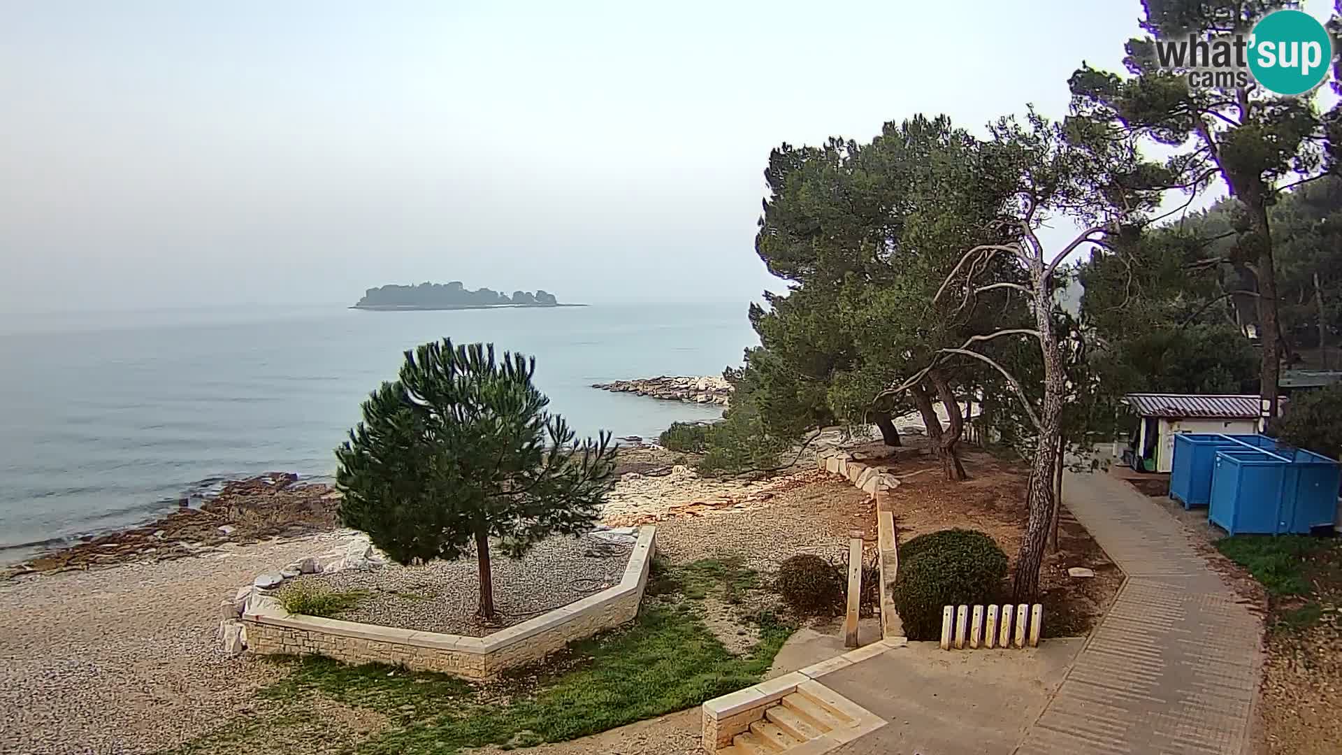 Spletna kamera plaža Borik Rovinj