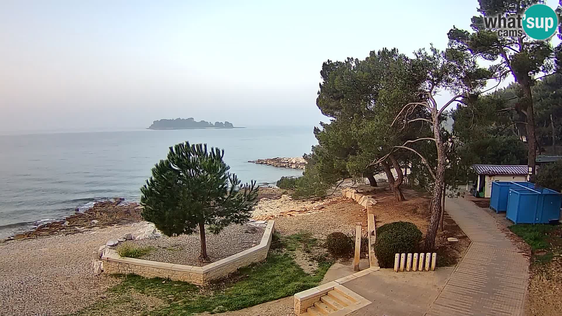 Webcam Spiaggia Borik a Rovigno – Istria