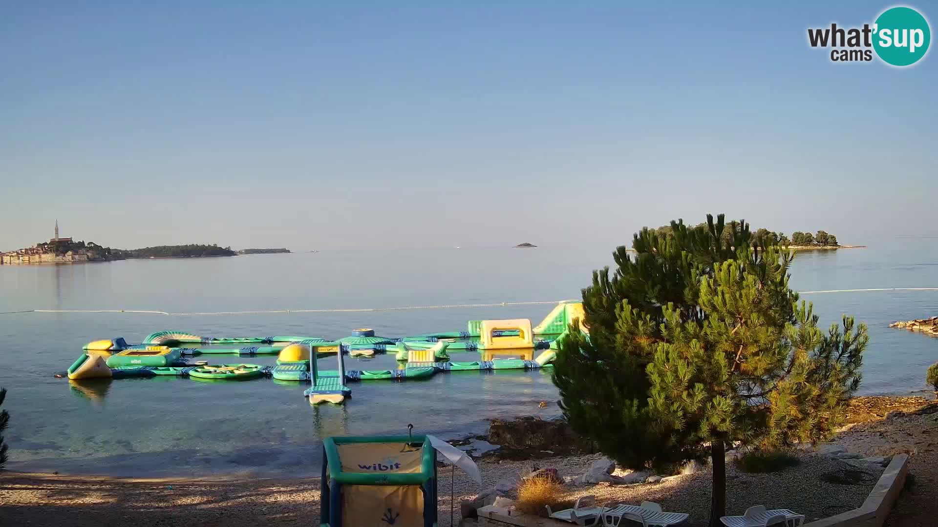 Webcam Spiaggia Borik a Rovigno – Istria