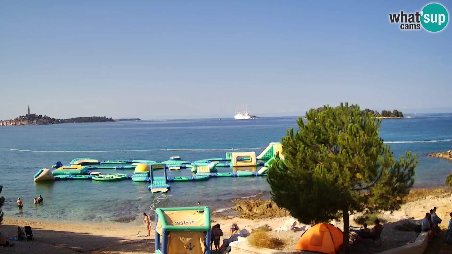 Web kamera Borik plaža Rovinj – Istra
