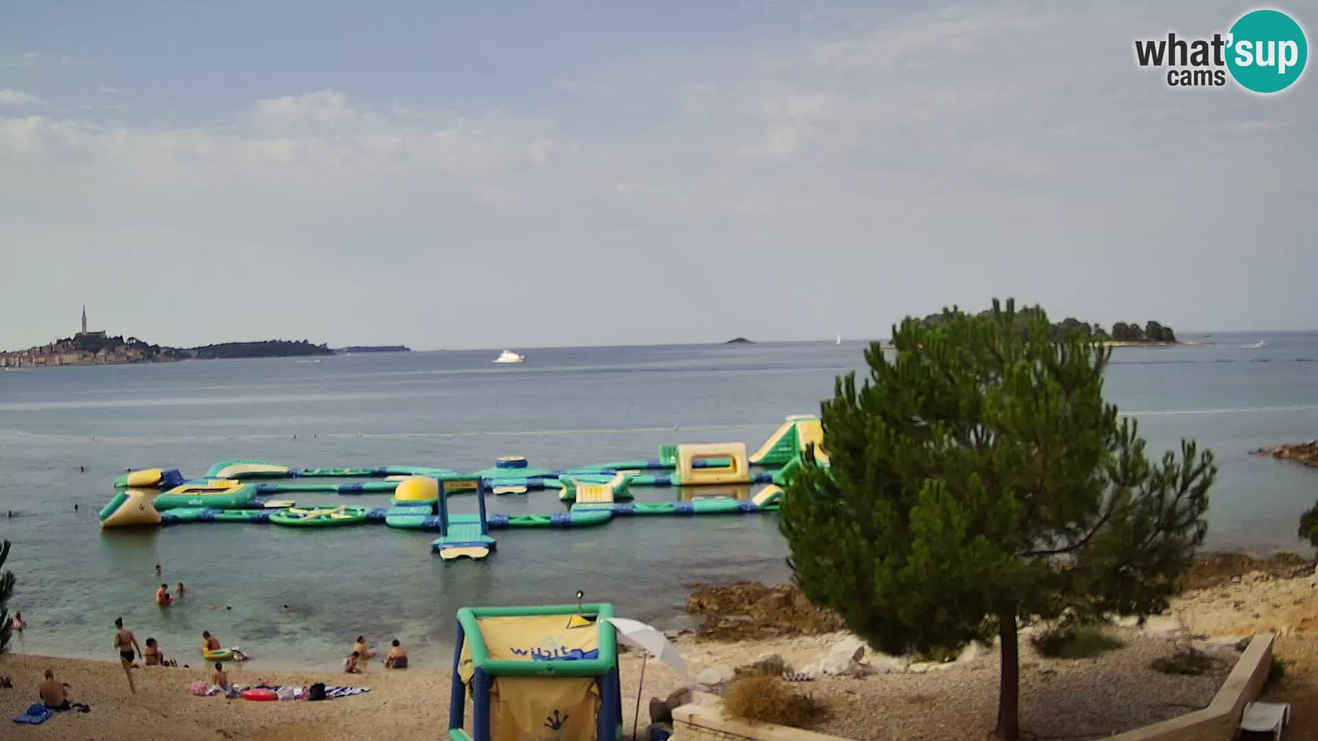 Webcam Spiaggia Borik a Rovigno – Istria