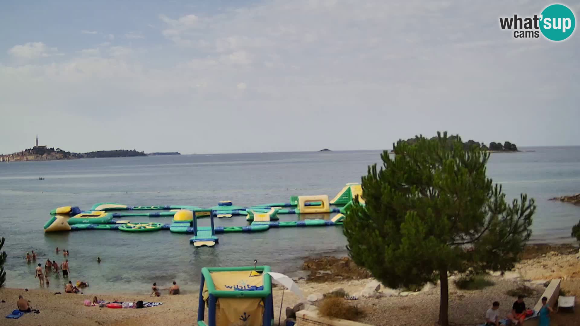 Webcam Spiaggia Borik a Rovigno – Istria
