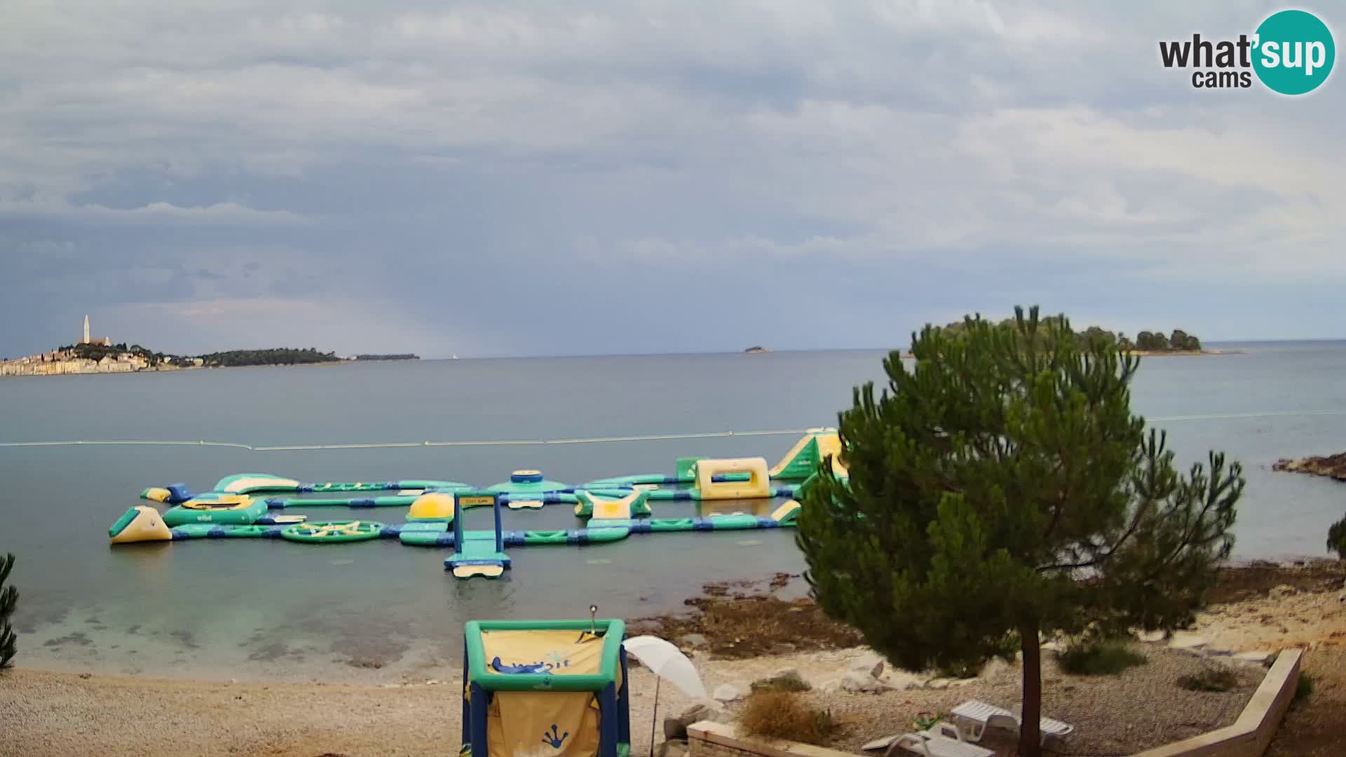 Webcam Spiaggia Borik a Rovigno – Istria