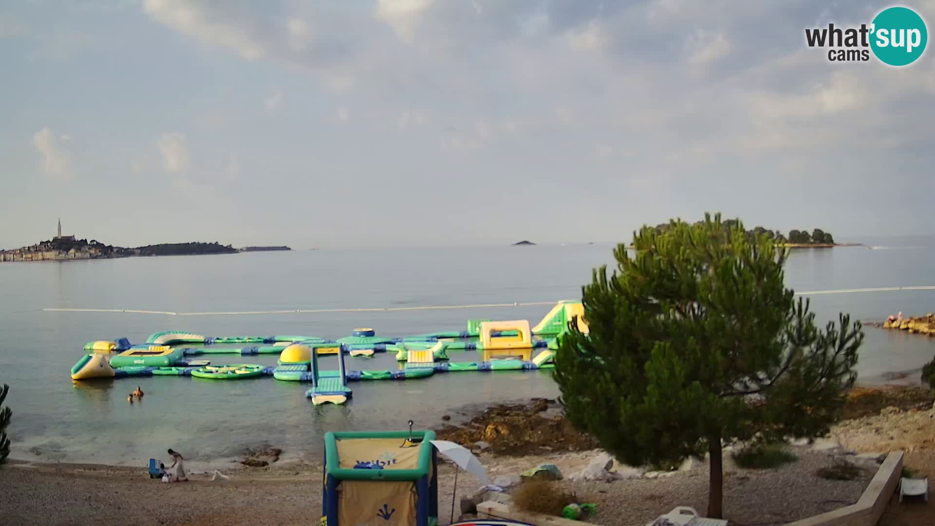 Spletna kamera plaža Borik Rovinj
