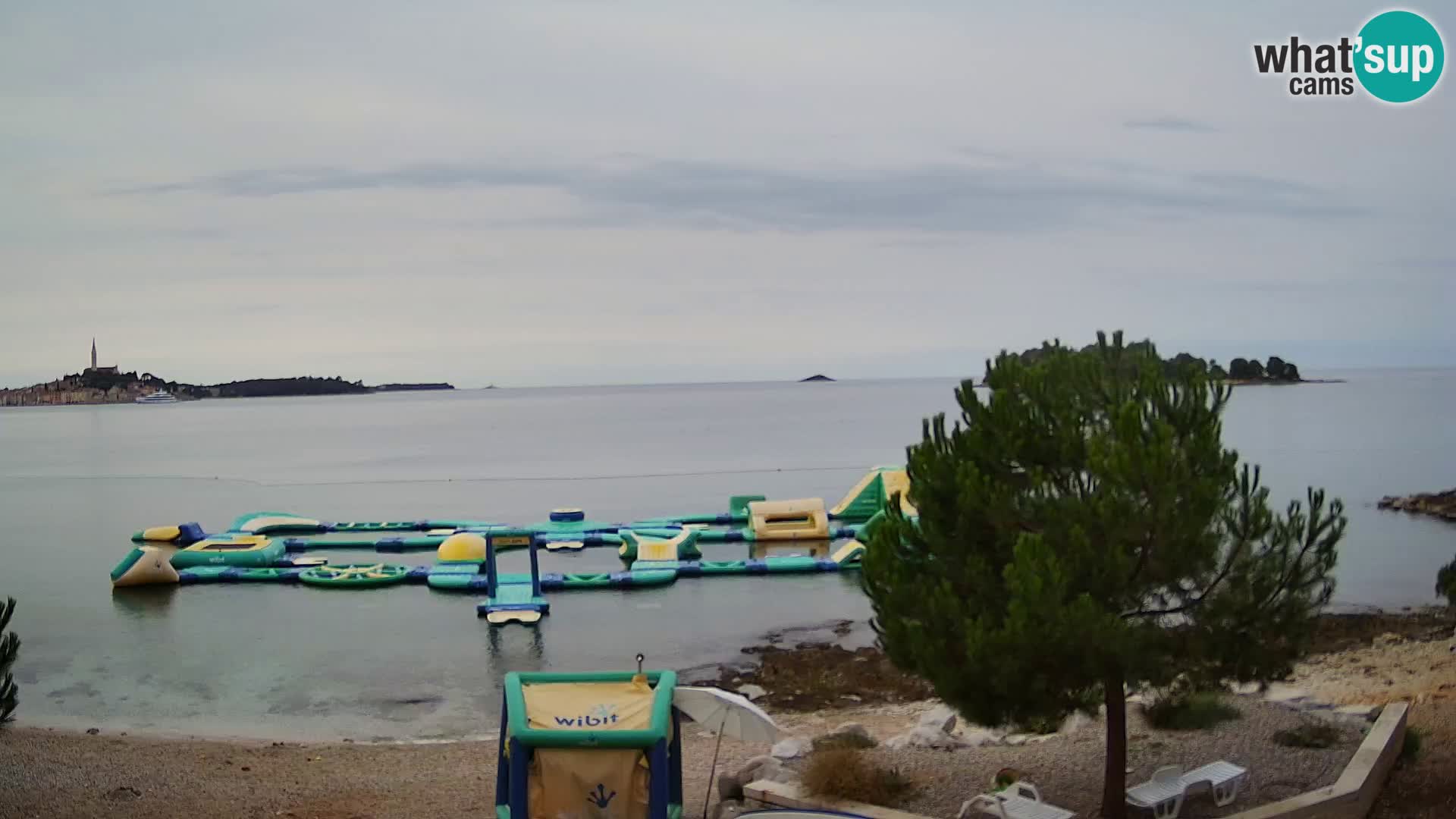 Webcam Spiaggia Borik a Rovigno – Istria