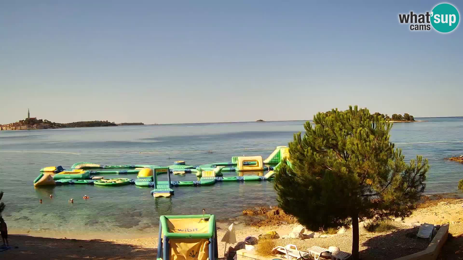 Webcam Spiaggia Borik a Rovigno – Istria