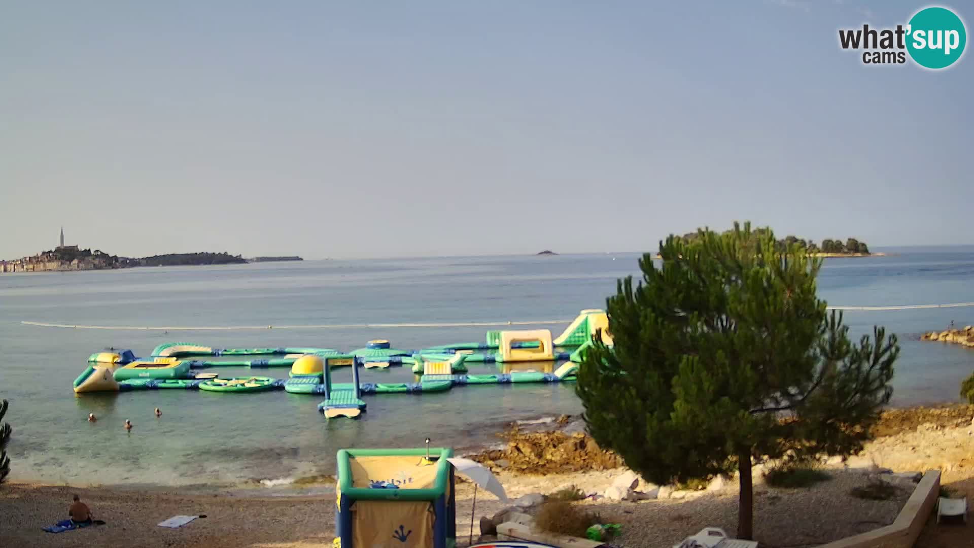 Spletna kamera plaža Borik Rovinj