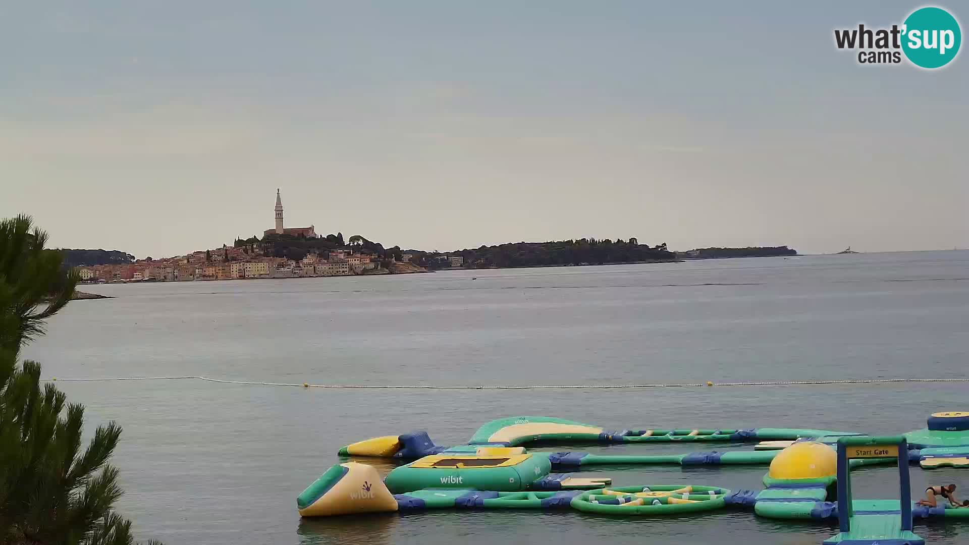 Spletna kamera plaža Borik Rovinj