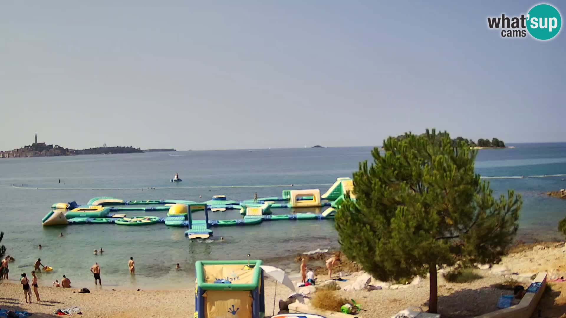 Spletna kamera plaža Borik Rovinj