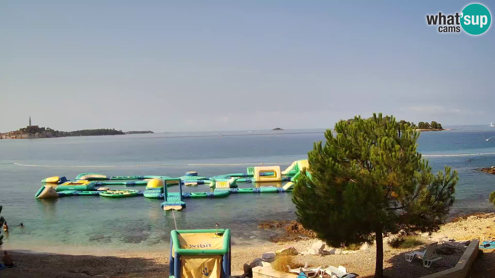 Webcam Spiaggia Borik a Rovigno – Istria