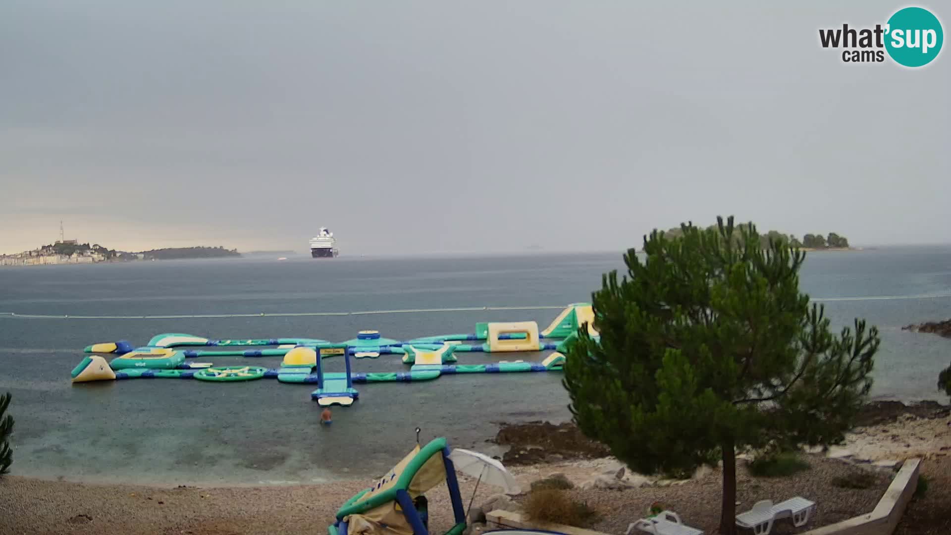 Webcam Spiaggia Borik a Rovigno – Istria