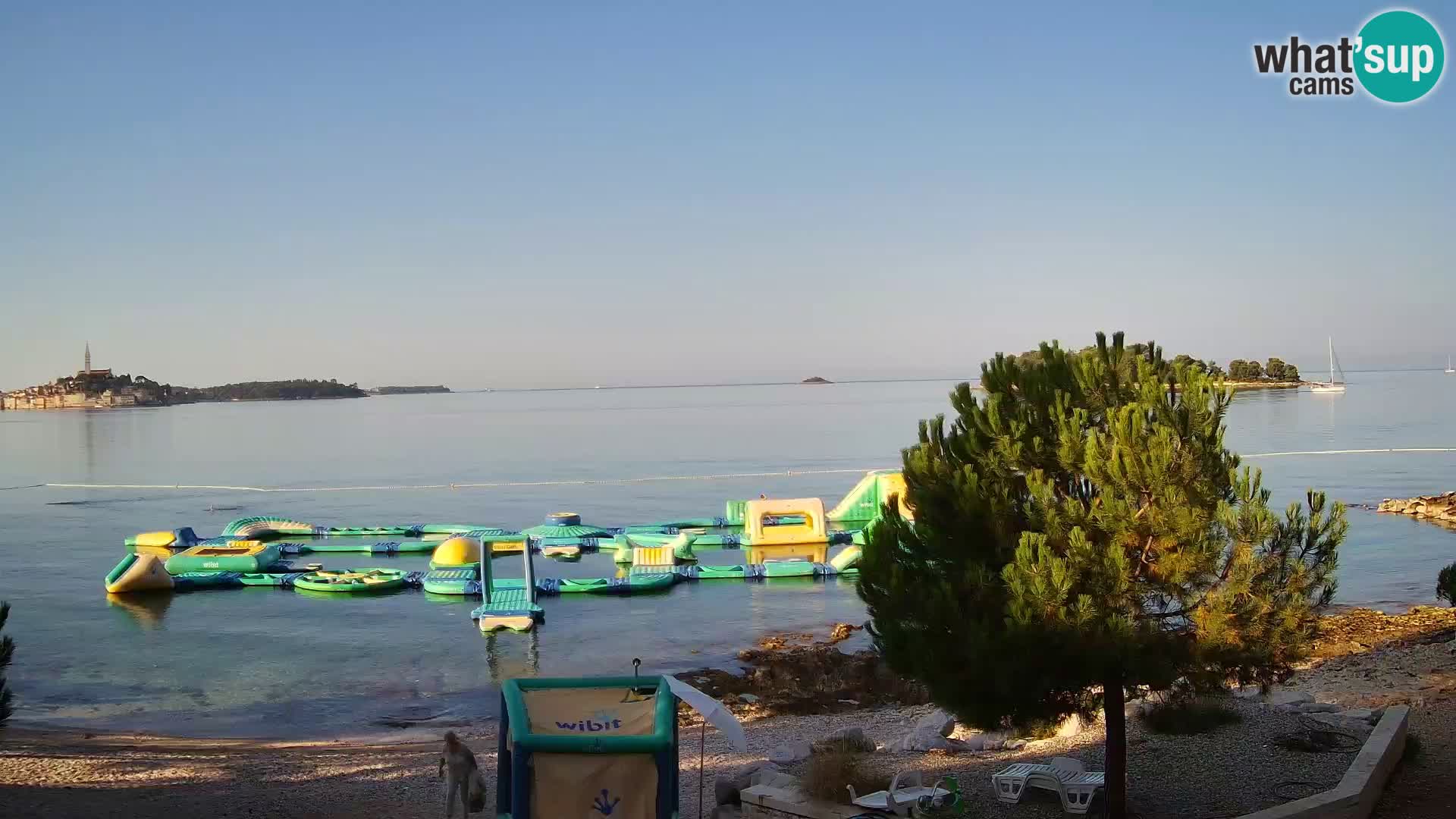 Web kamera Borik plaža Rovinj – Istra