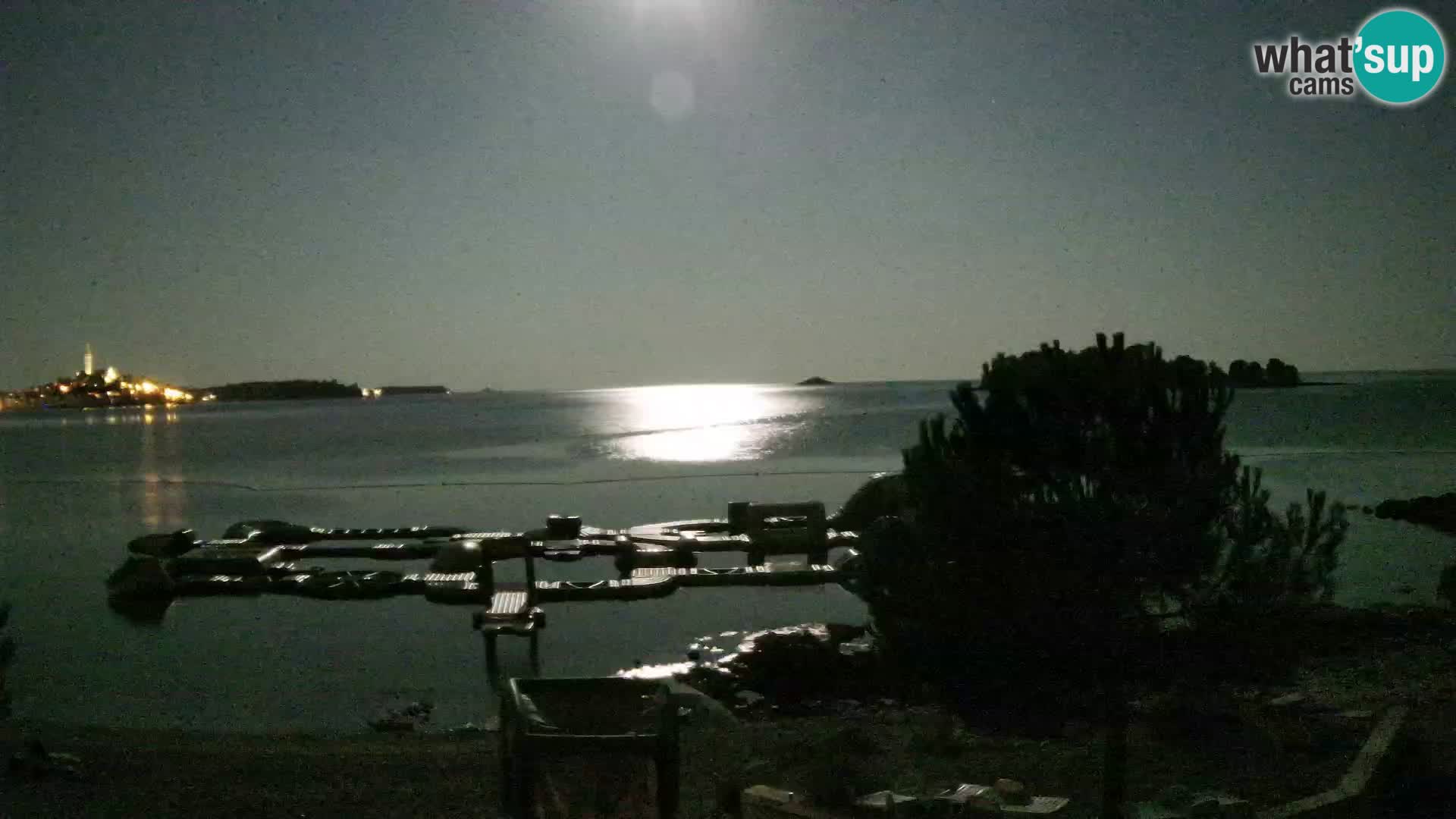 Webcam Spiaggia Borik a Rovigno – Istria