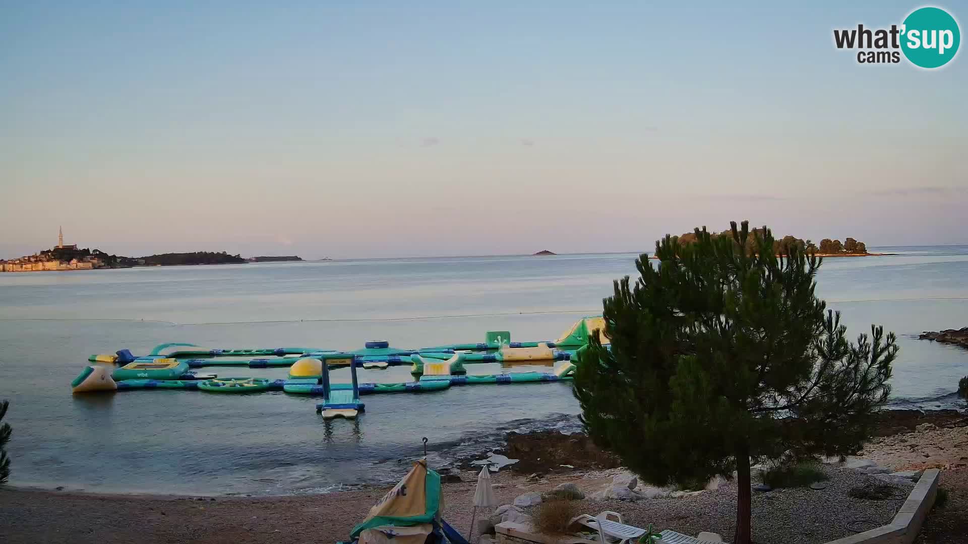 Webcam Spiaggia Borik a Rovigno – Istria