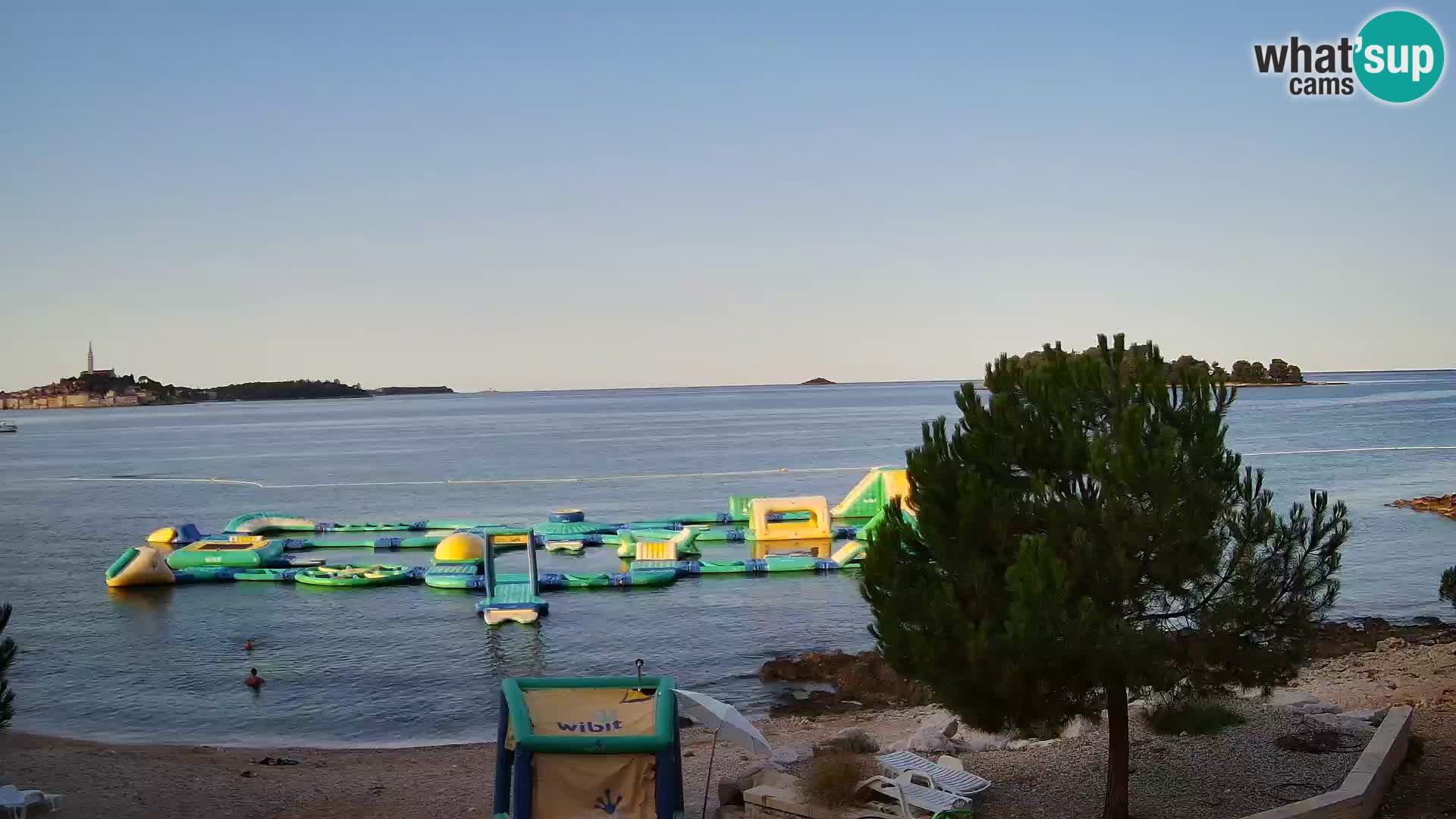 Webcam Spiaggia Borik a Rovigno – Istria