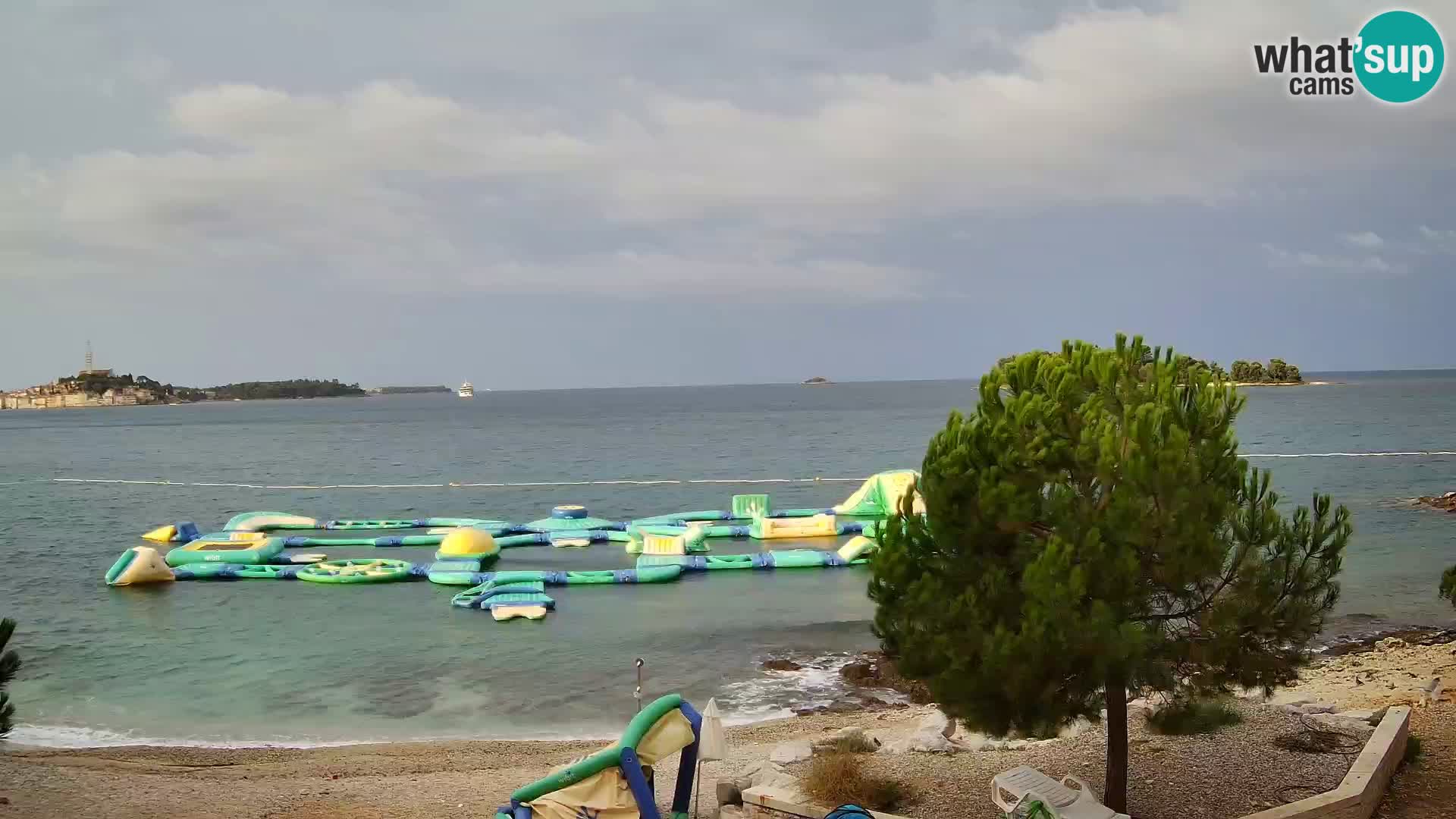 Webcam Spiaggia Borik a Rovigno – Istria