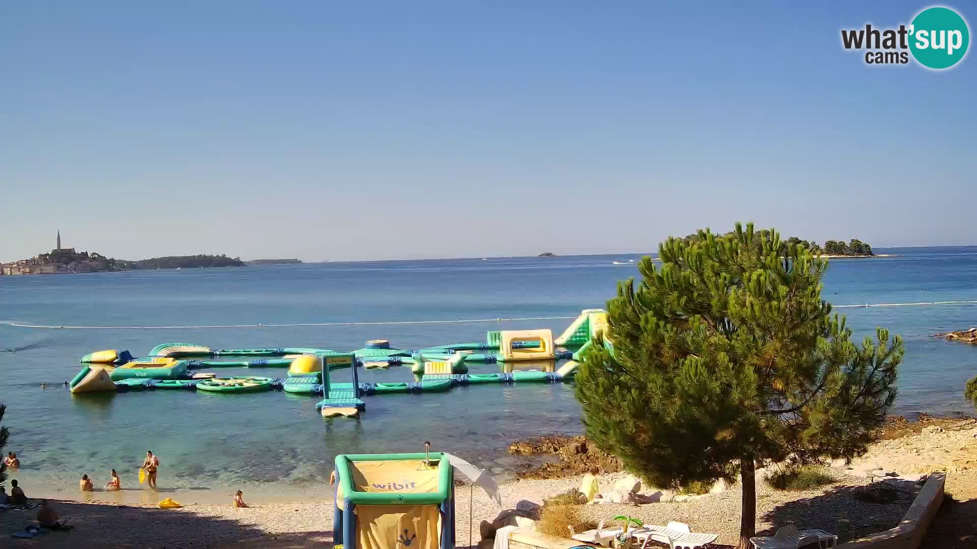 Web kamera Borik plaža Rovinj – Istra