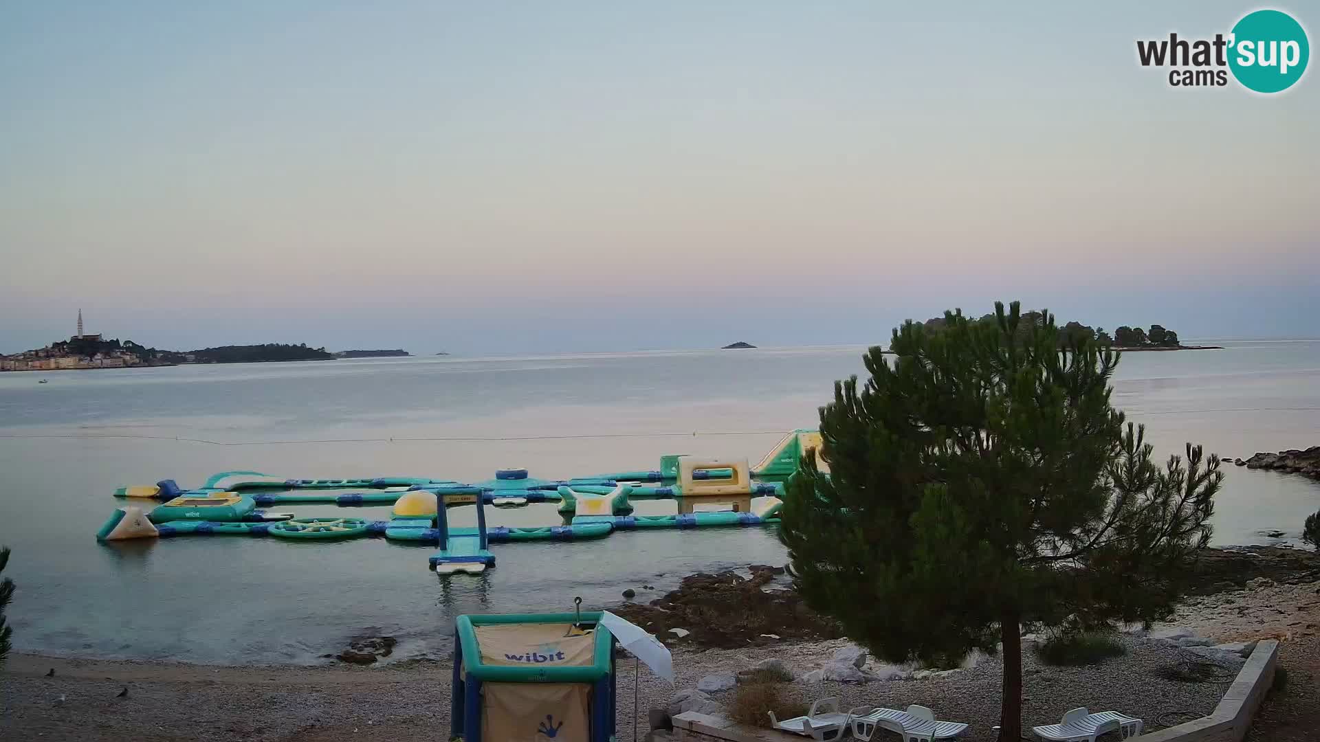 Webcam Spiaggia Borik a Rovigno – Istria