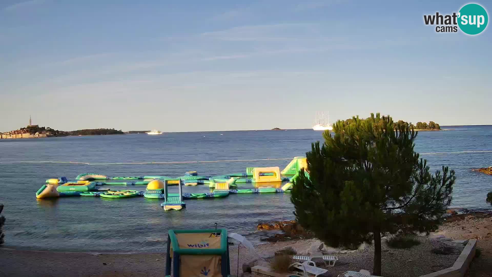 Webcam Spiaggia Borik a Rovigno – Istria
