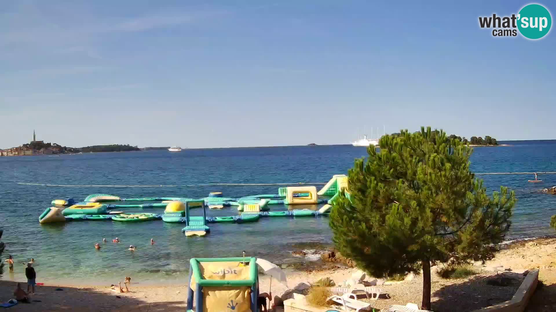 Webcam Spiaggia Borik a Rovigno – Istria