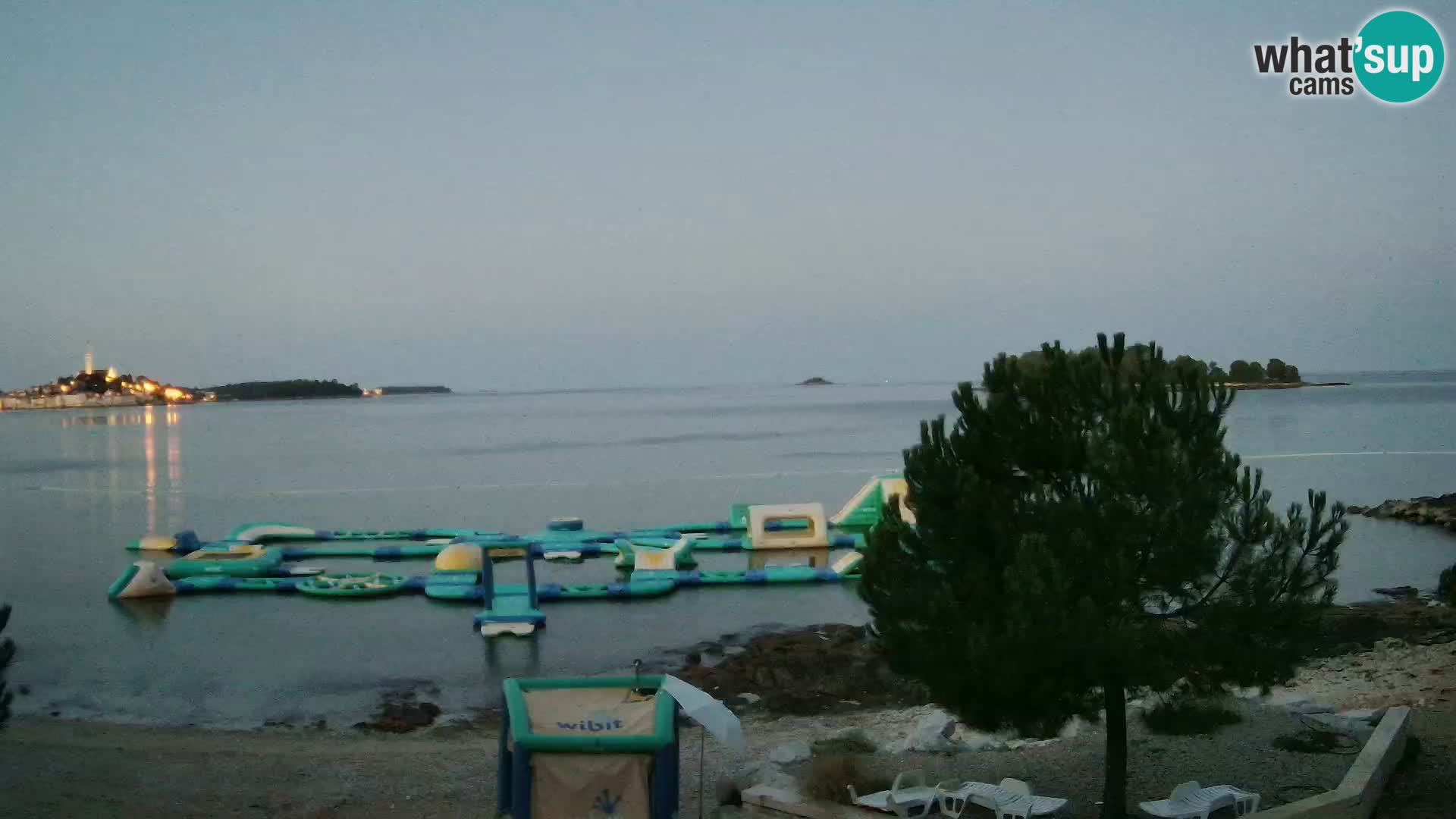 Webcam Spiaggia Borik a Rovigno – Istria