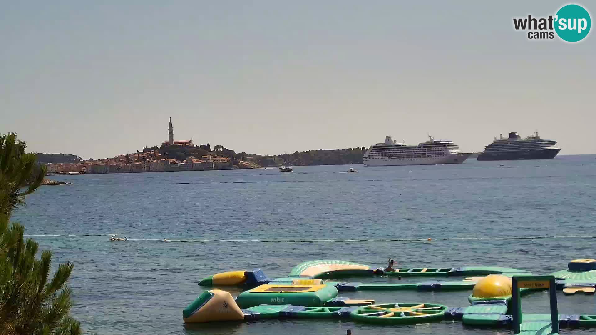 Spletna kamera plaža Borik Rovinj