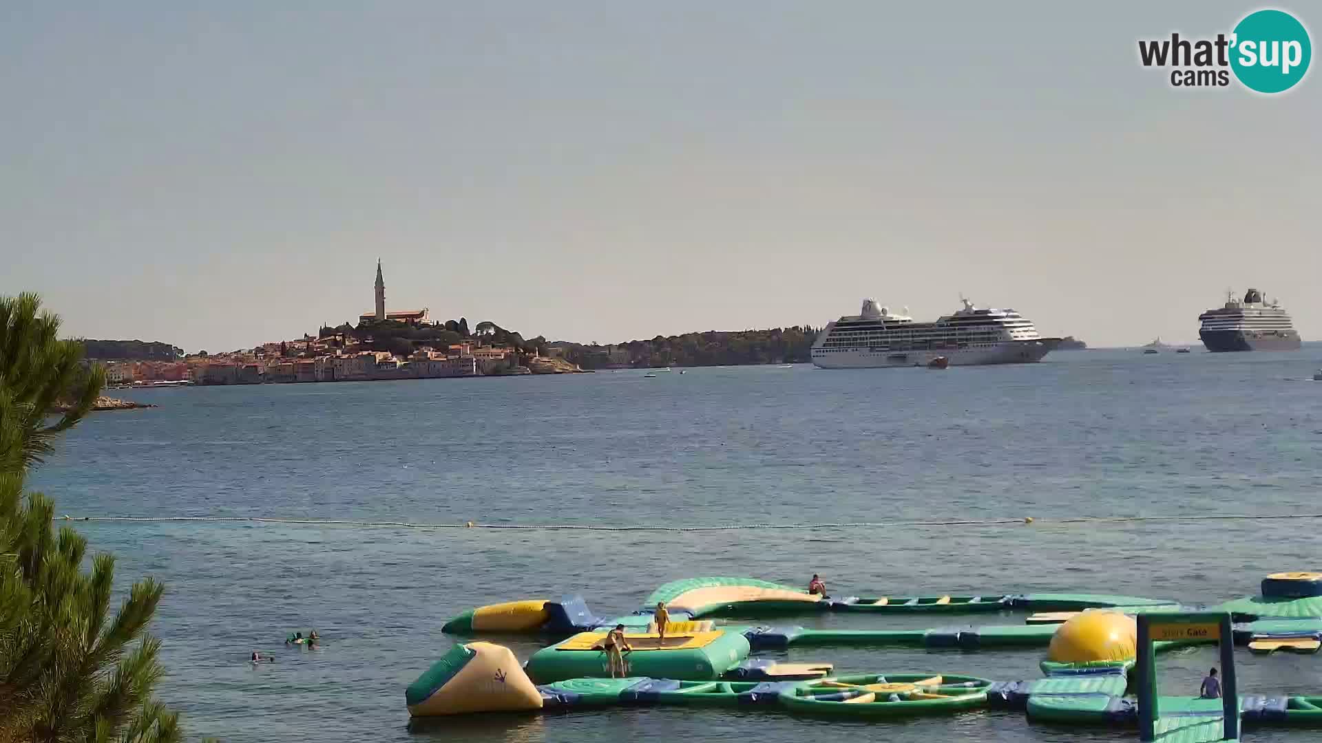Spletna kamera plaža Borik Rovinj