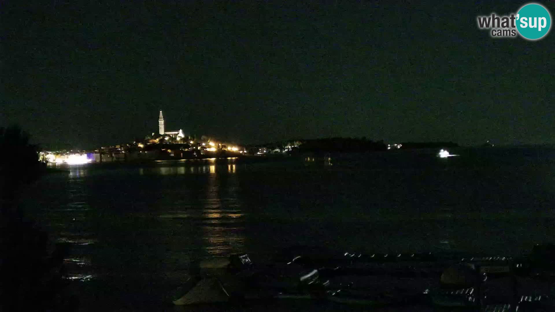 Webcam Spiaggia Borik a Rovigno – Istria