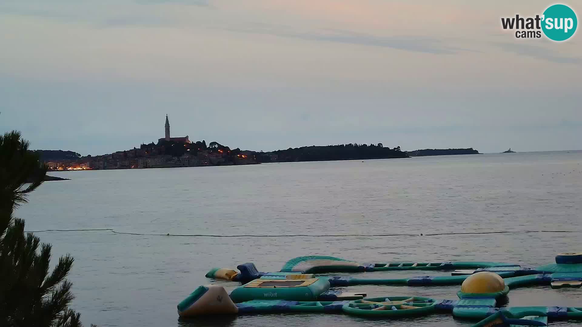 Webcam Spiaggia Borik a Rovigno – Istria