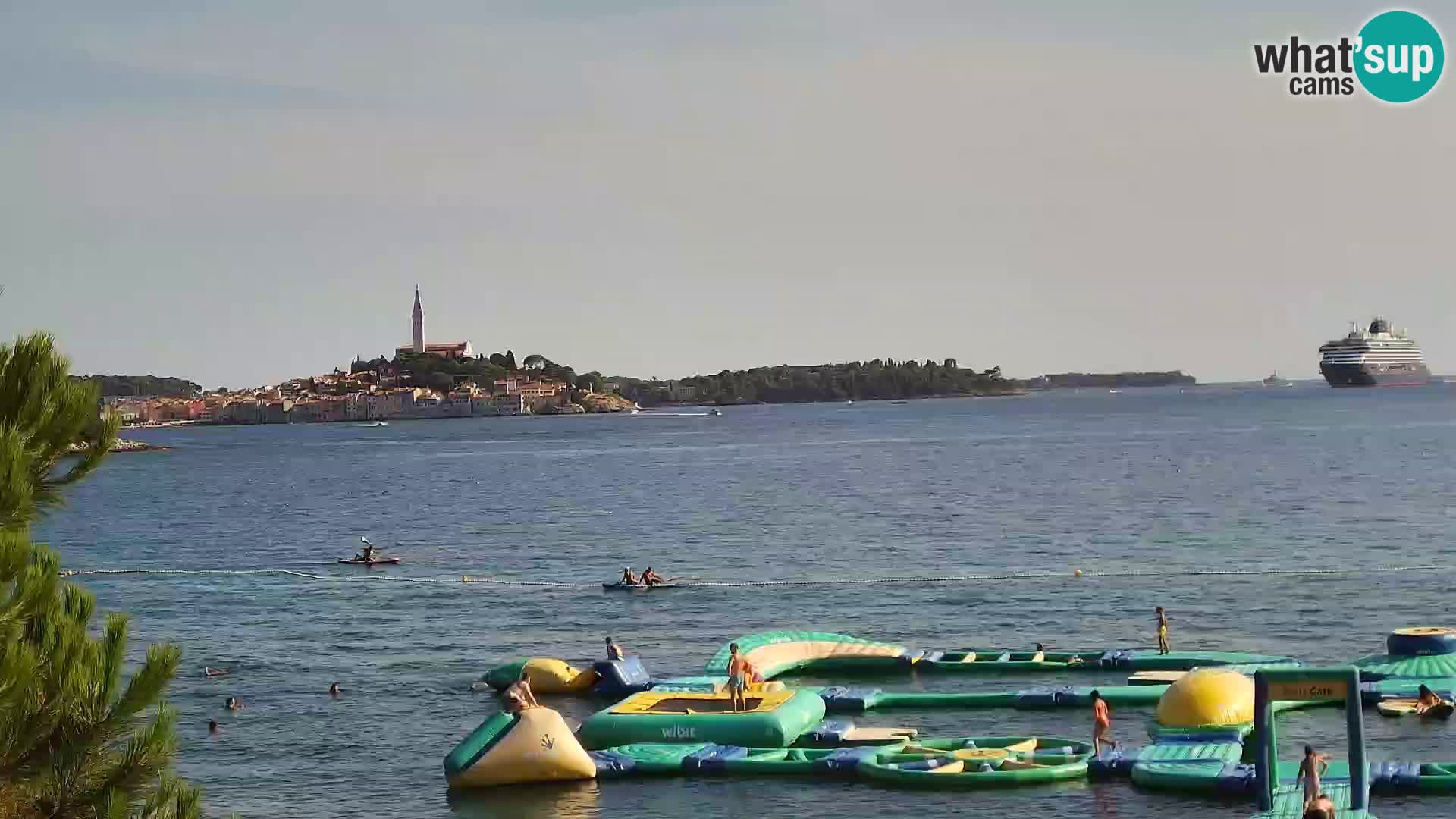Spletna kamera plaža Borik Rovinj