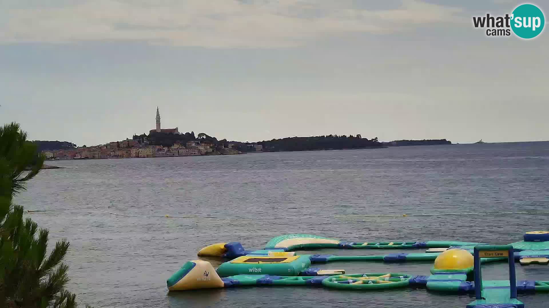 Spletna kamera plaža Borik Rovinj