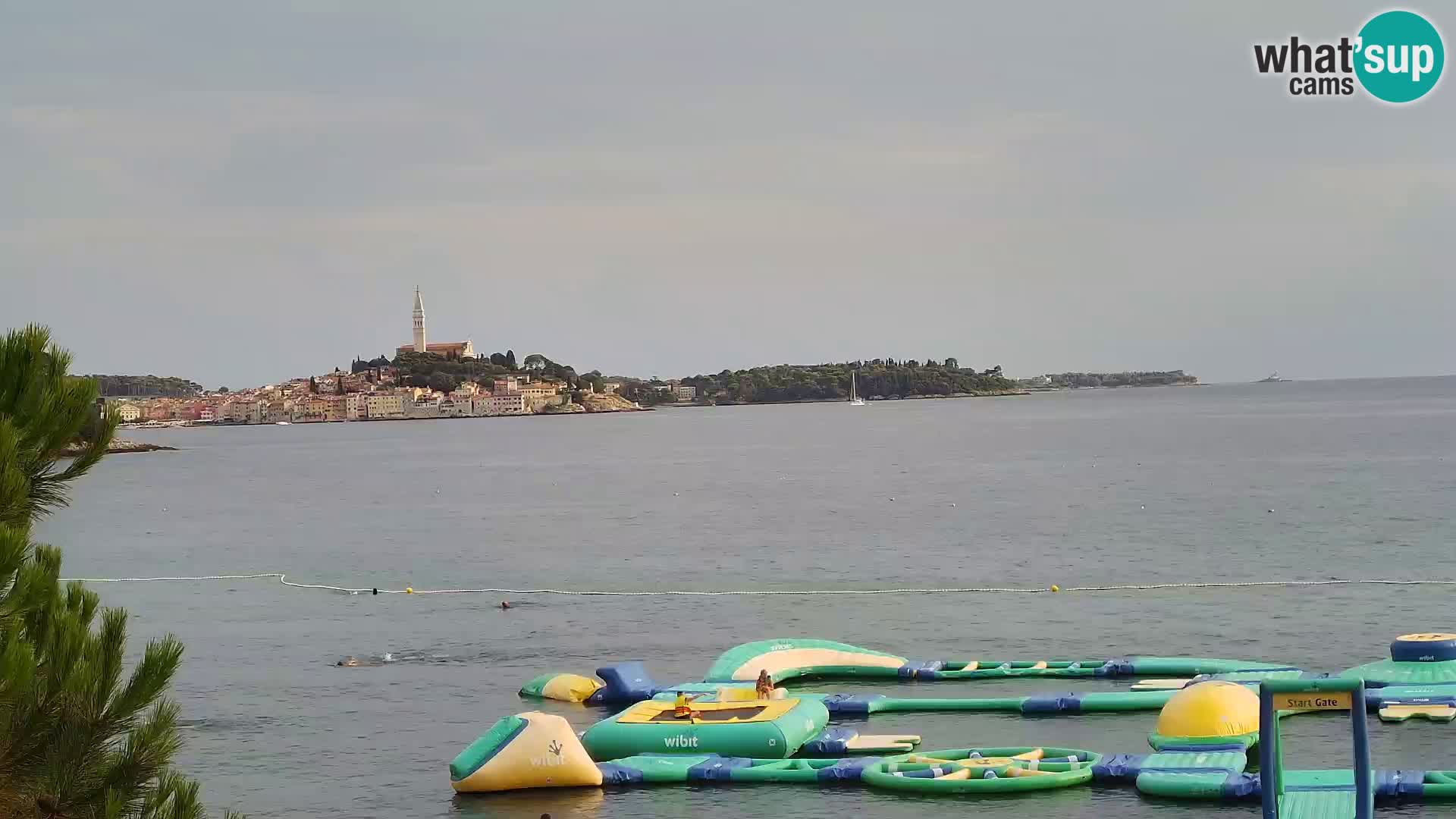 Spletna kamera plaža Borik Rovinj